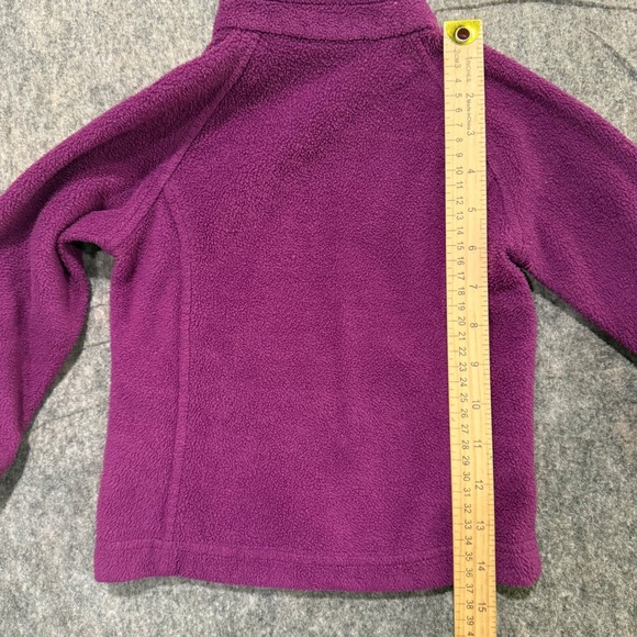 Columbia Benton Springs Purple Fleece Full Zip Jacket Toddler Girls Size 3T - Picture 6 of 6